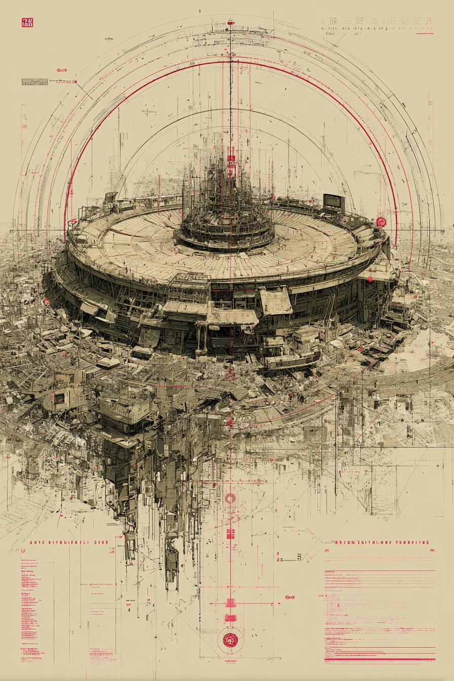 Abstract visualization of collective emotional dial beneath global events